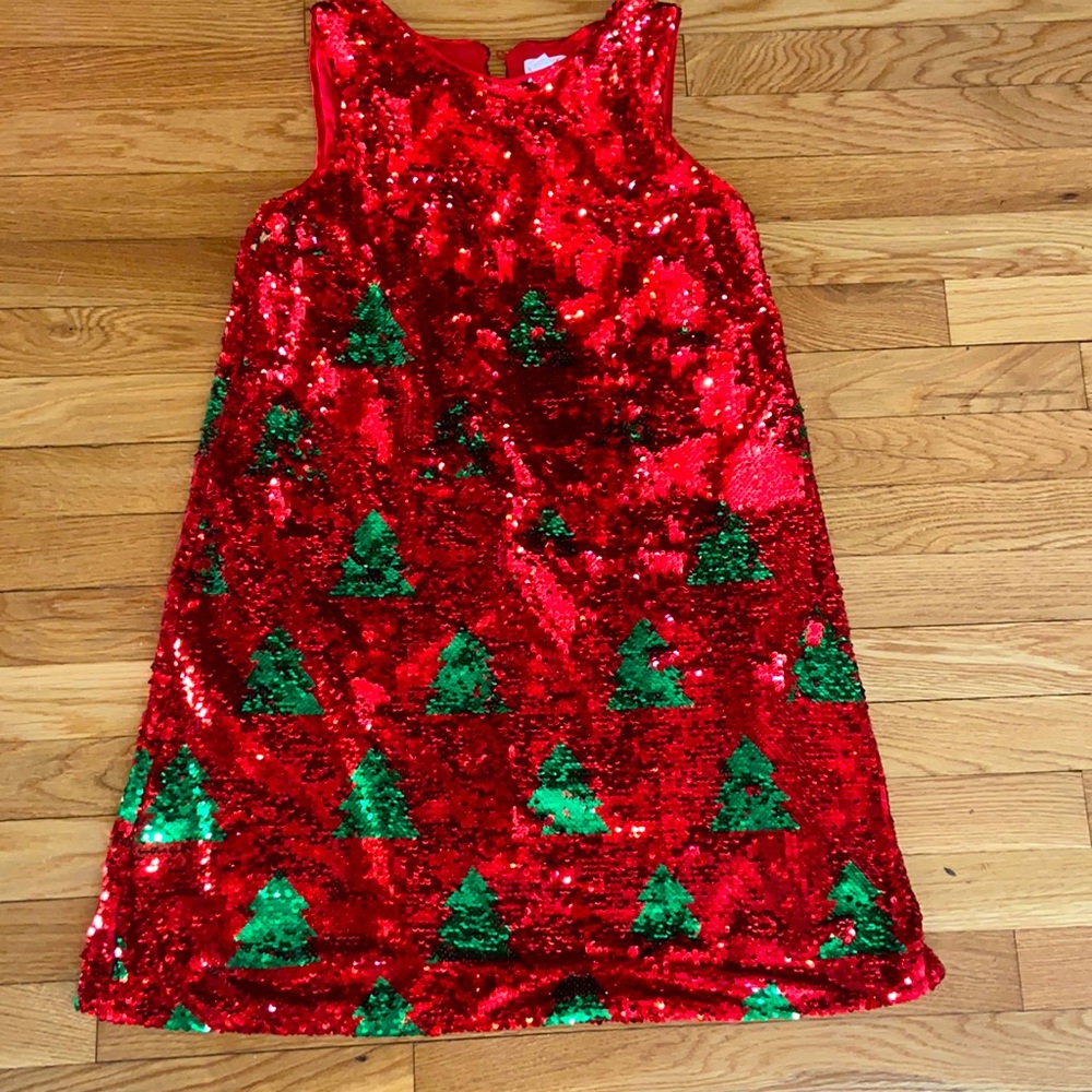Girls sequin Christmas dress XL14/16